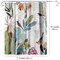 Floral Shower Curtain Where the Passion Flower Grows by PI Creative Art
